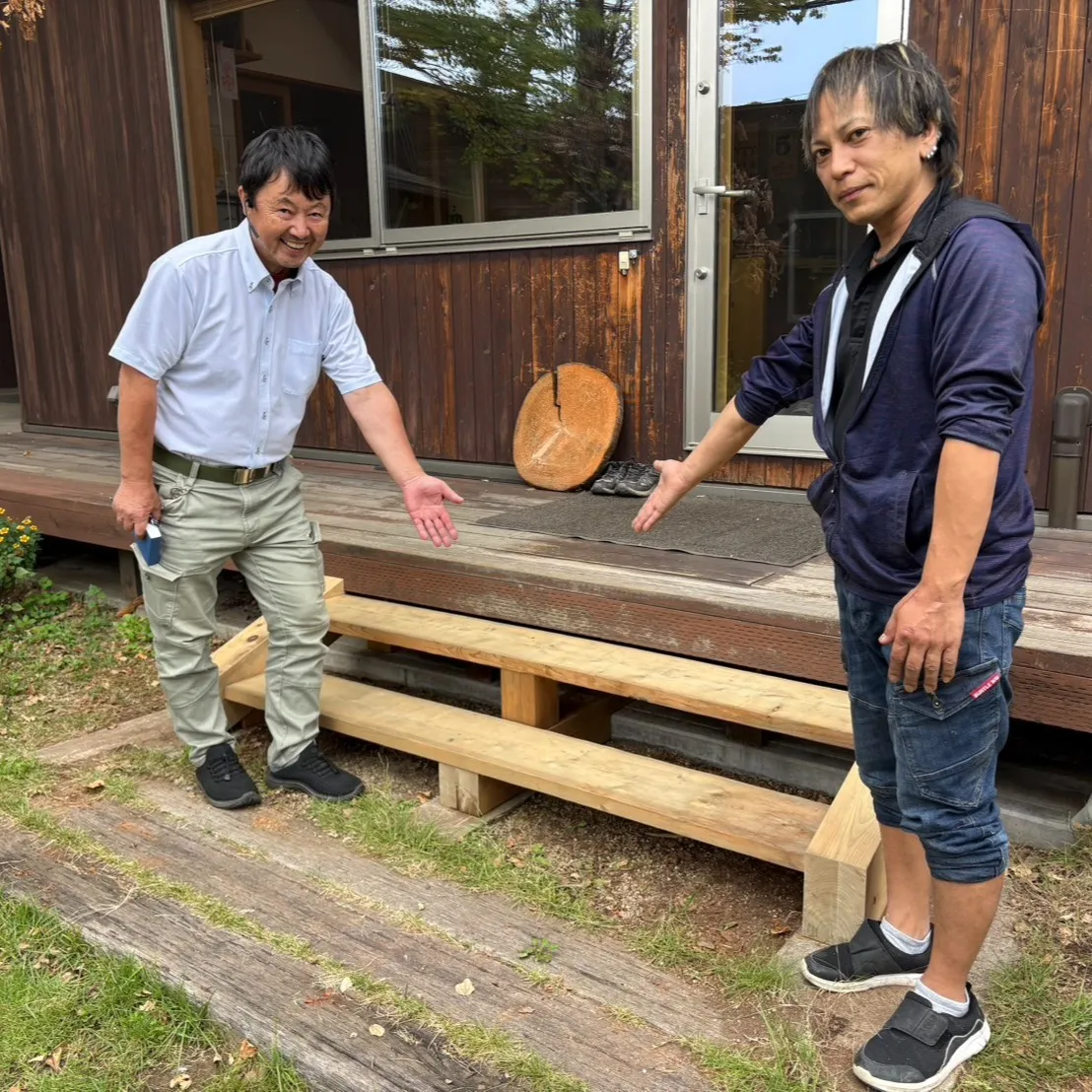 新しい階段完成✨